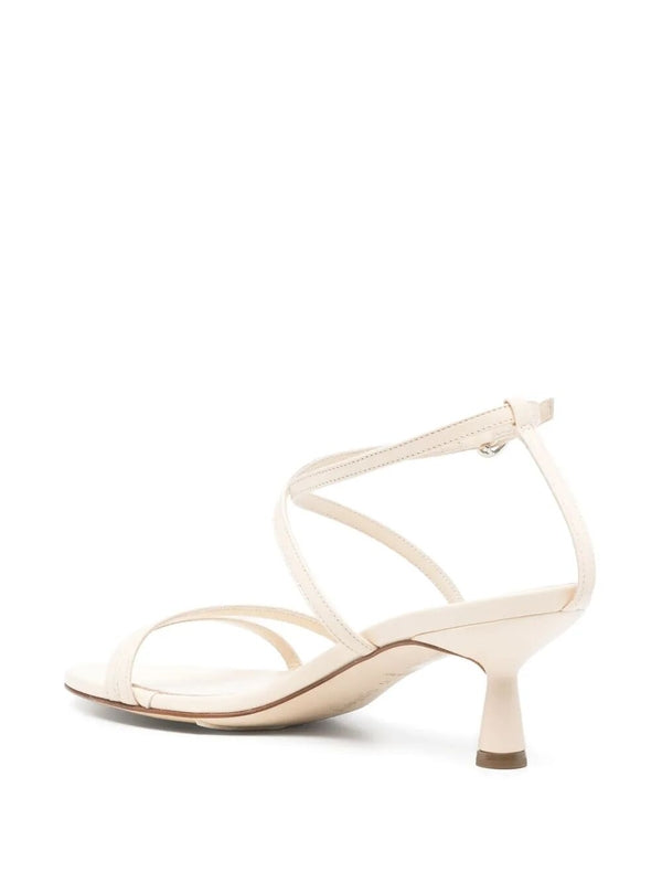 Ady White Sandal Heels