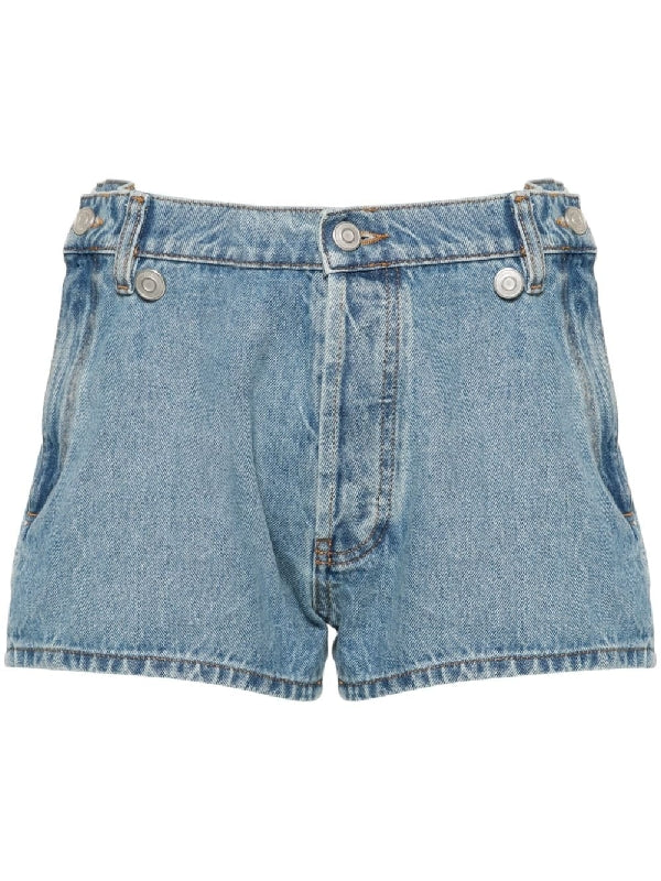 Midrise Cotton Denim Shorts