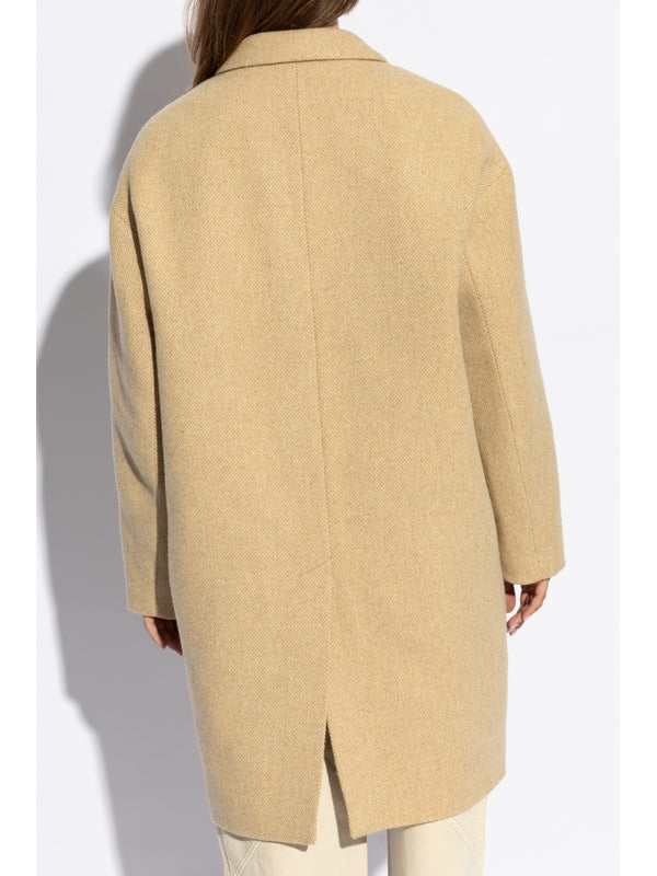 Limiza Single Breasted Wool Blend Coat