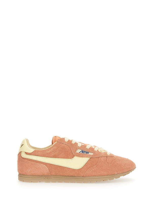 Autry Beige Low Top Sneakers