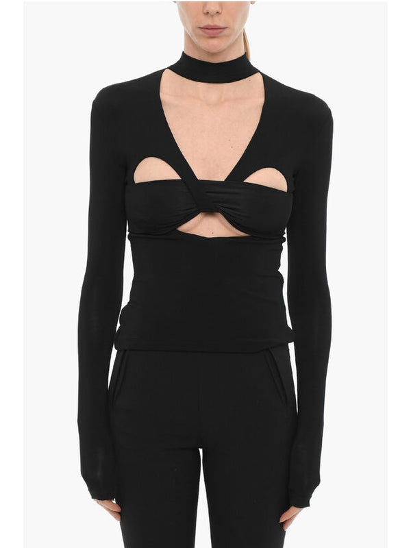 Ambush Black Long Sleeve Top