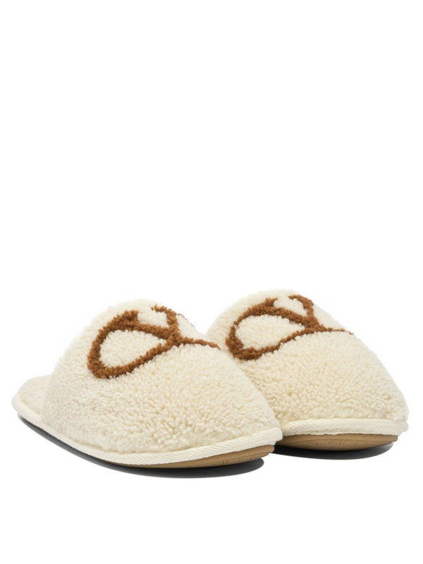 Valentino Beige Slides