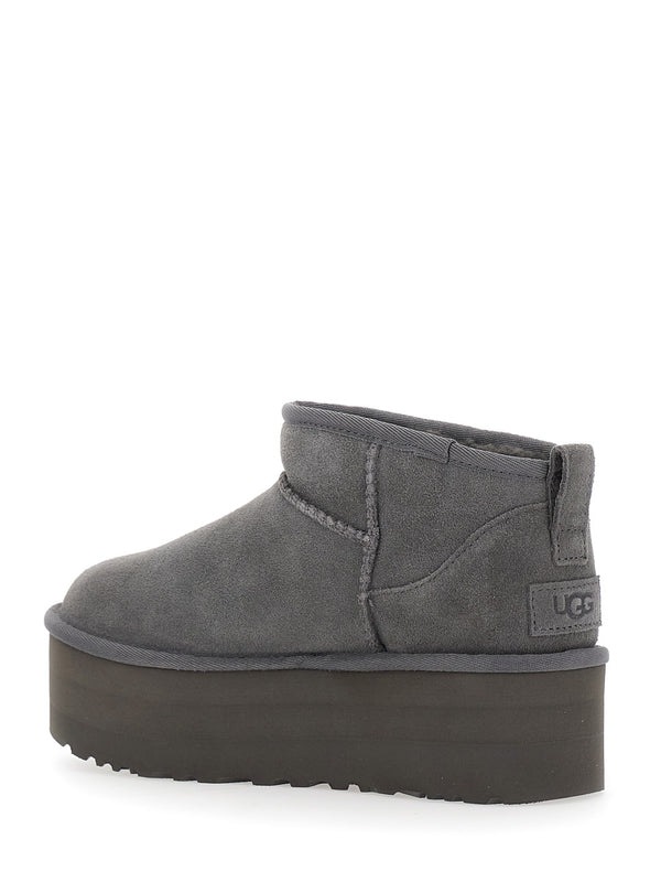 Ugg Grey Ankle Boots