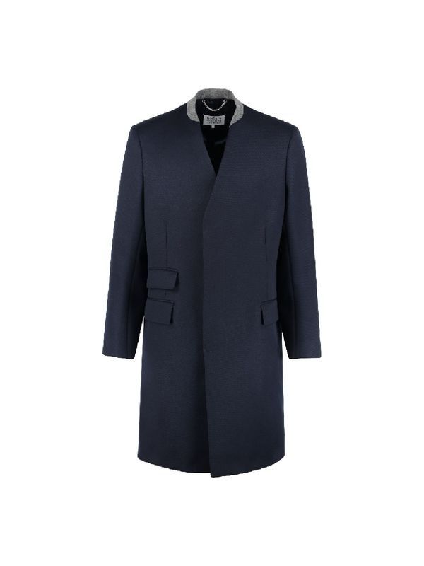 Back Stitch Wool Single Coat