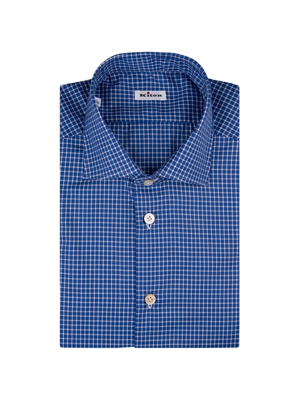 Classic Collar Check Cotton Shirt