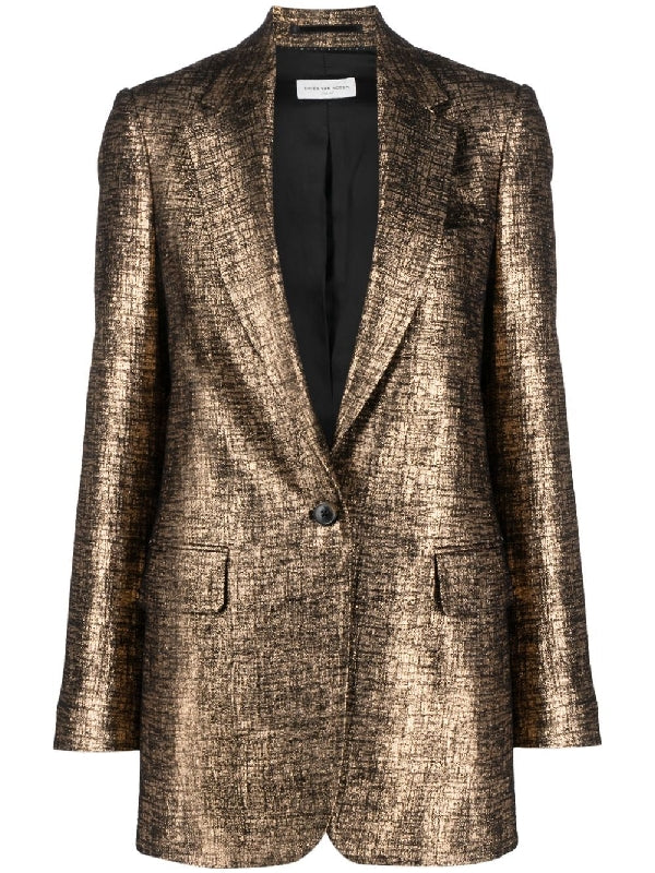 Allover Metallic Decorated Single
  Jacket