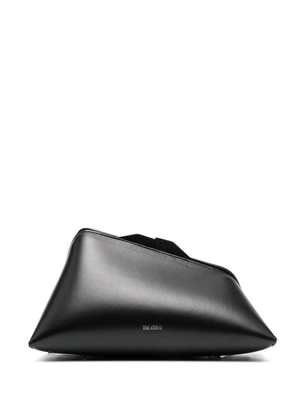 8.30 PM Logo Leather Clutch Bag