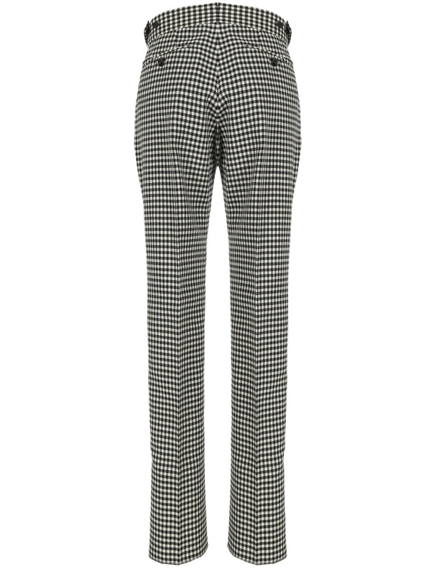 Check Pattern Tailored Pants