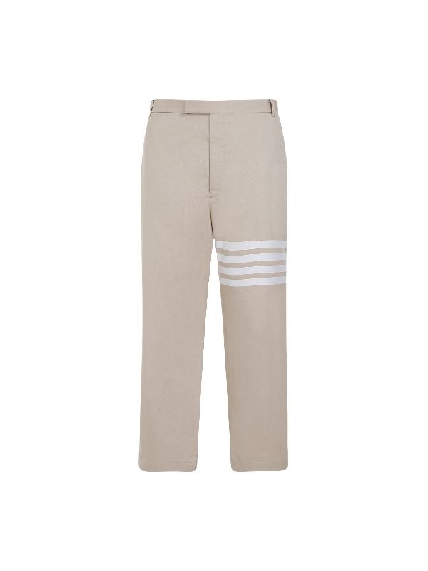 4-Bar Cotton Pants