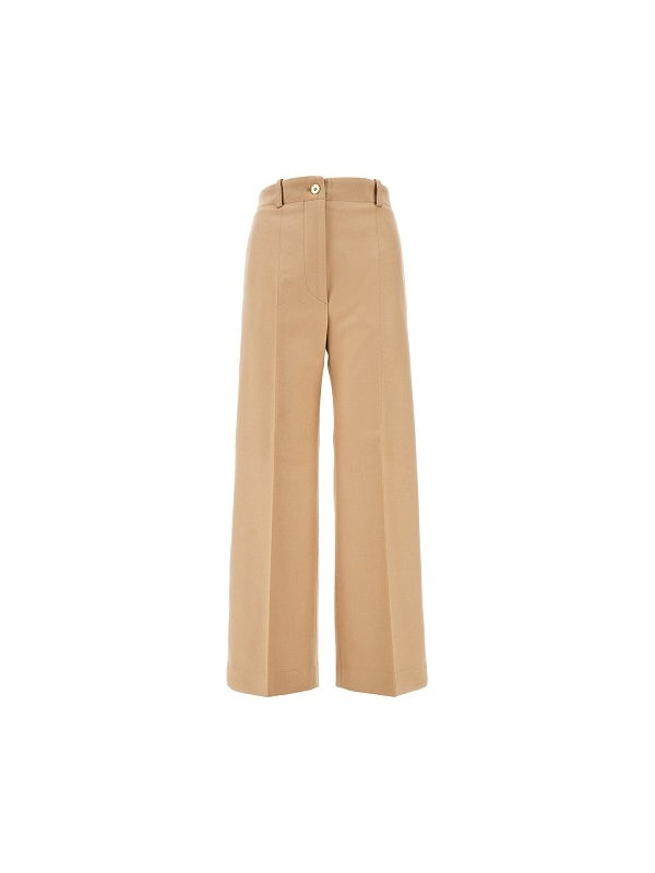 Wool Cashmere Tailored Pants