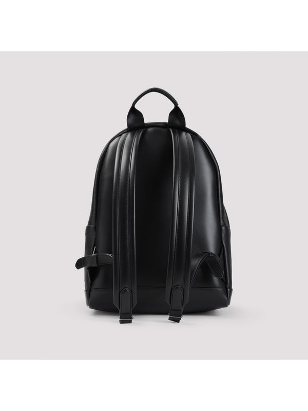 Pocket Detail Calfskin Backpack