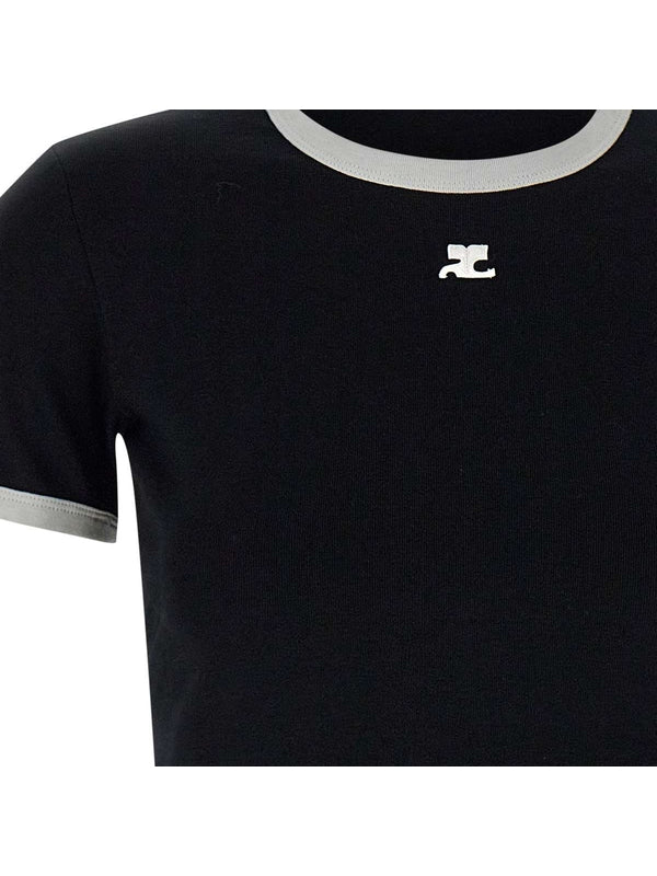 Courrèges Black Half Sleeve