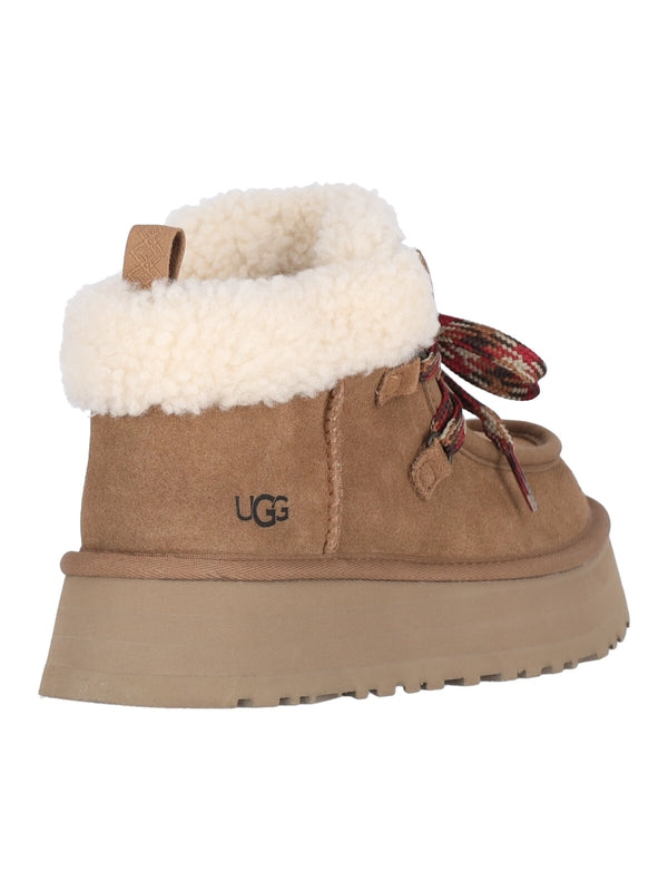 Funkara Suede Lace-Up Boots