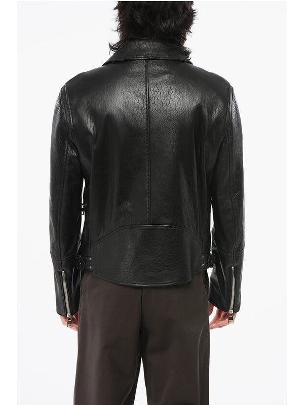 Alexander Mcqueen Black Biker
