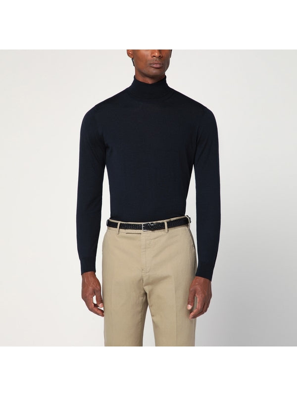 Drumohr Navy Knitted