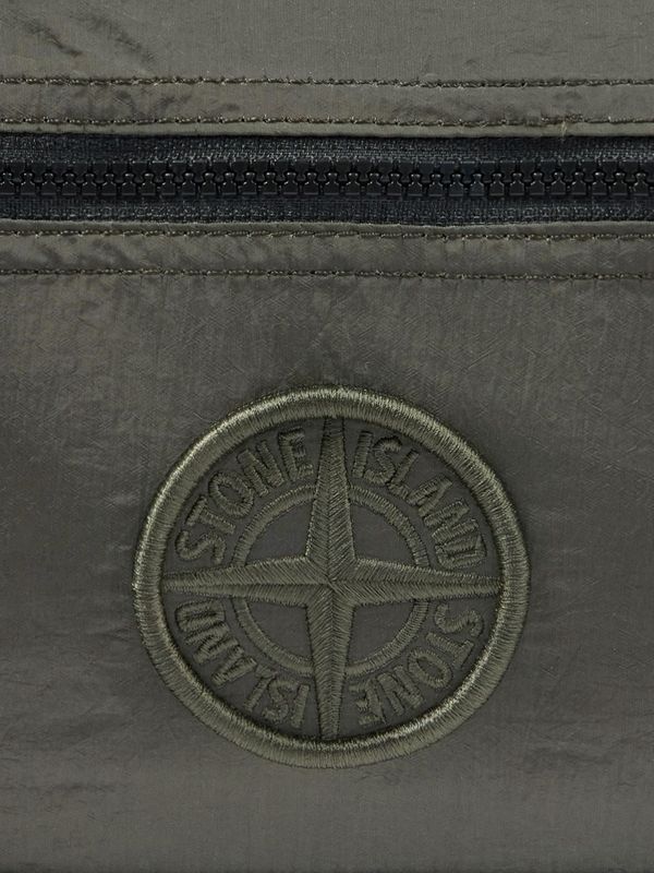 Compass Logo Metal Nylon Backpack