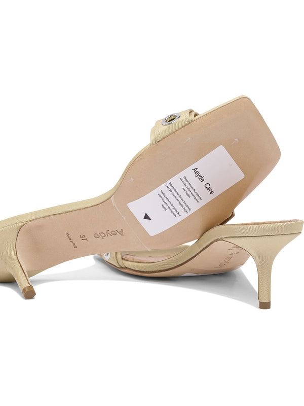 Aeyde Beige Sandal Heels