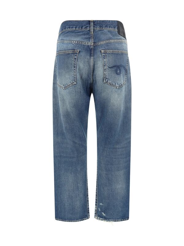 Crossover Denim Pants