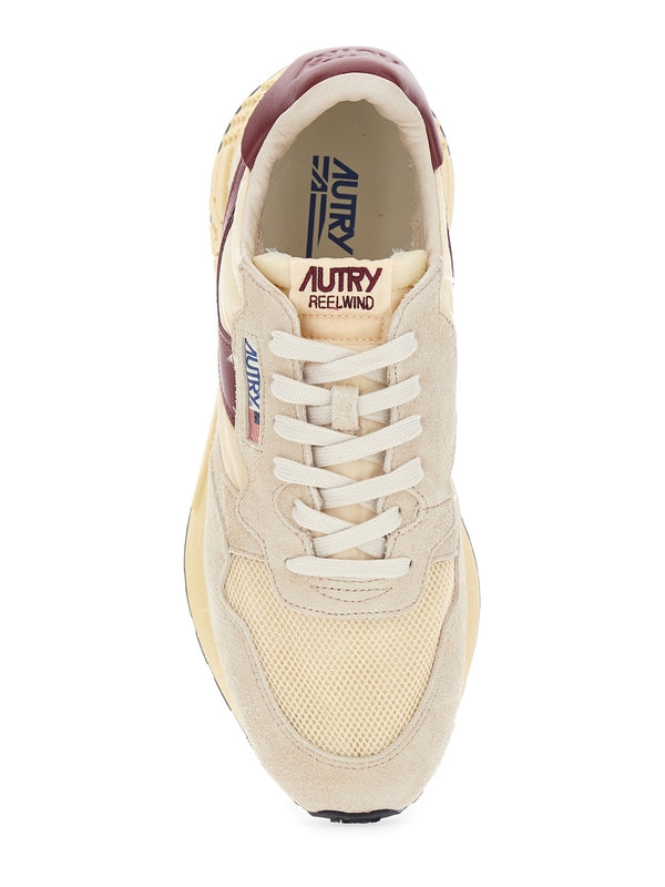 Autry Beige Low Top Sneakers