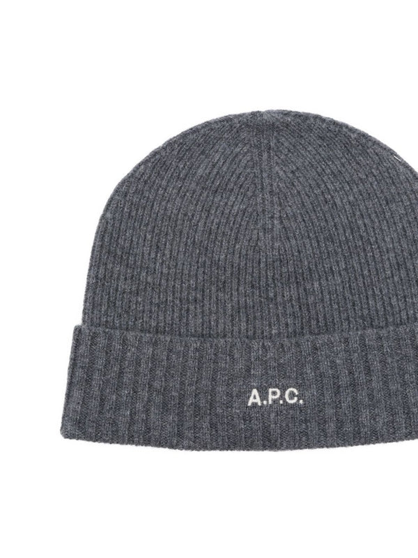 A.P.C. Grey Beanies