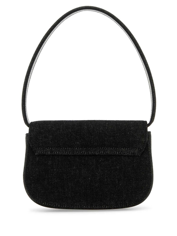 1DR Logo Denim Shoulder Bag