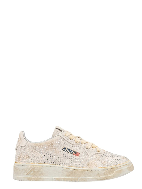 Autry Beige Low Top Sneakers