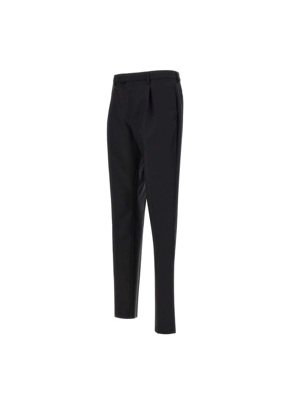 Black Wool Pants