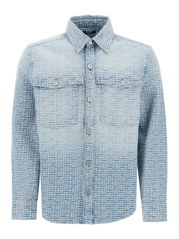 Allover Monogram Denim Shirt