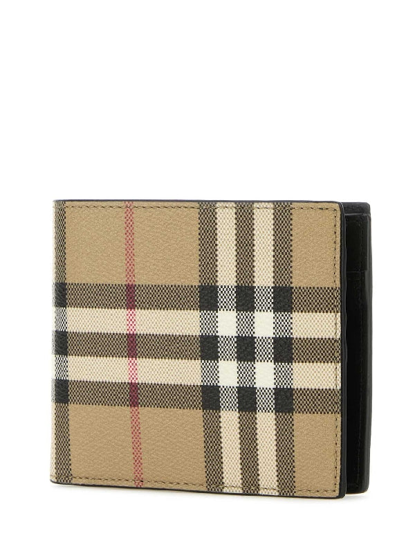 Vintage Check Coin Wallet