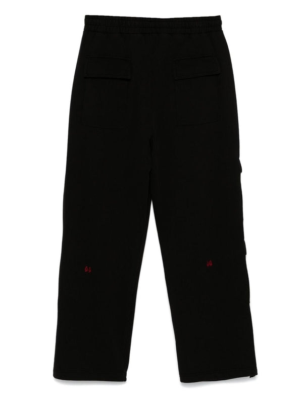 Banded Waist Cotton Cargo Pants