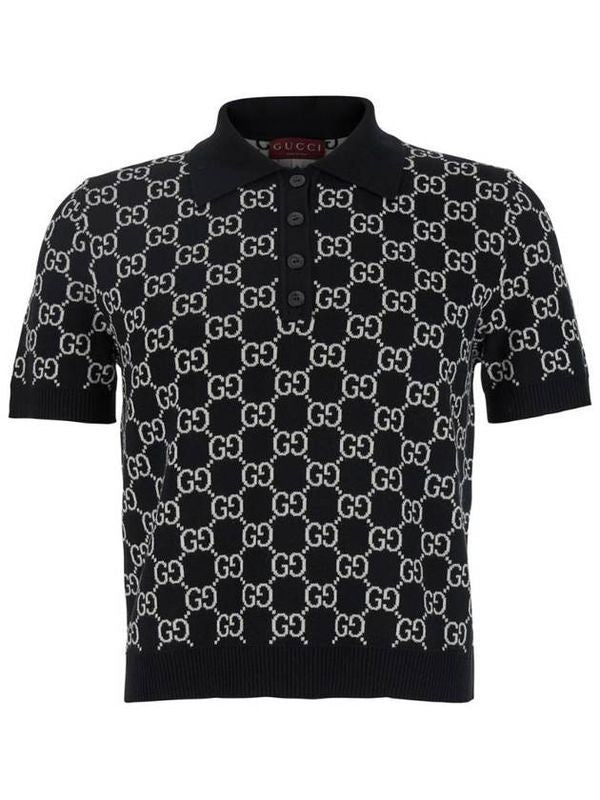 Allover GG Jacquard Wool Blend
  Polo Shirts