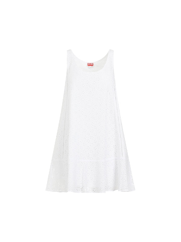 Embroidery Anglaise Mini Dress