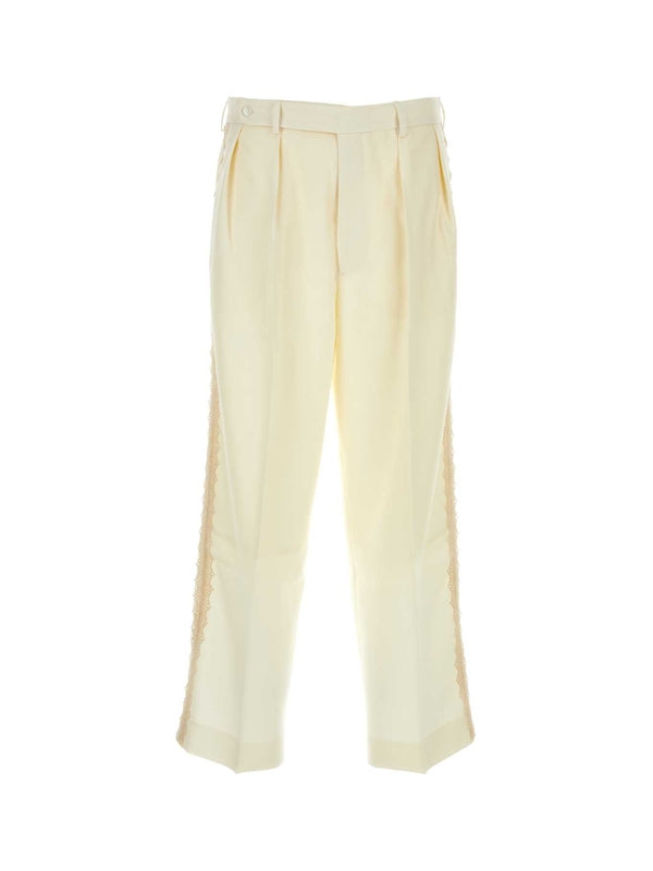 Pleats Wool Pants