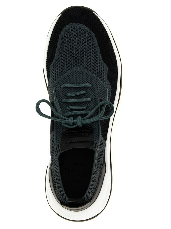 Berluti Navy Low Top Sneakers