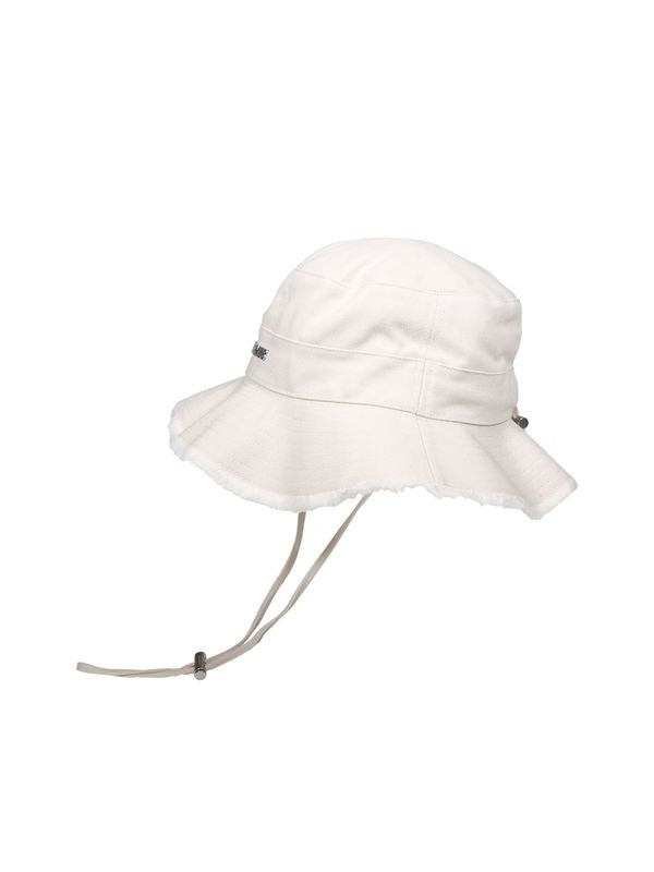 Jacquemus Le Bob Artichaut Ivory Bucket Hat