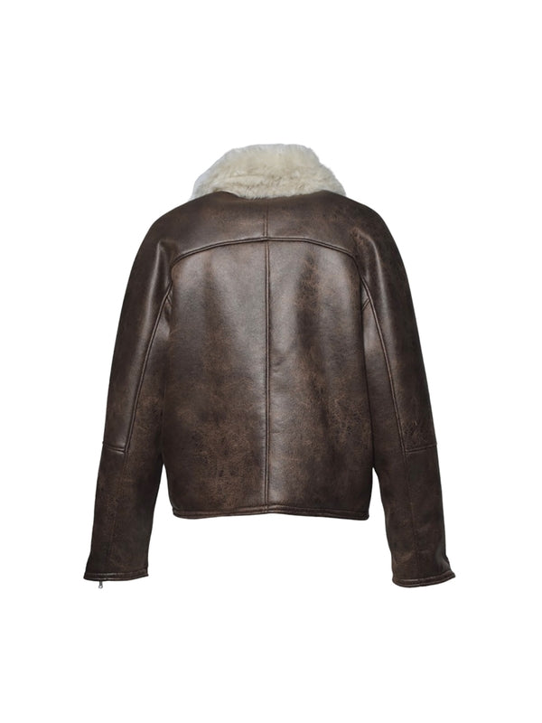 ASANTE Faux Fur Shearling Jacket