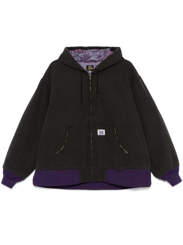 Butterfly Logo Work Hooded Zip-Up