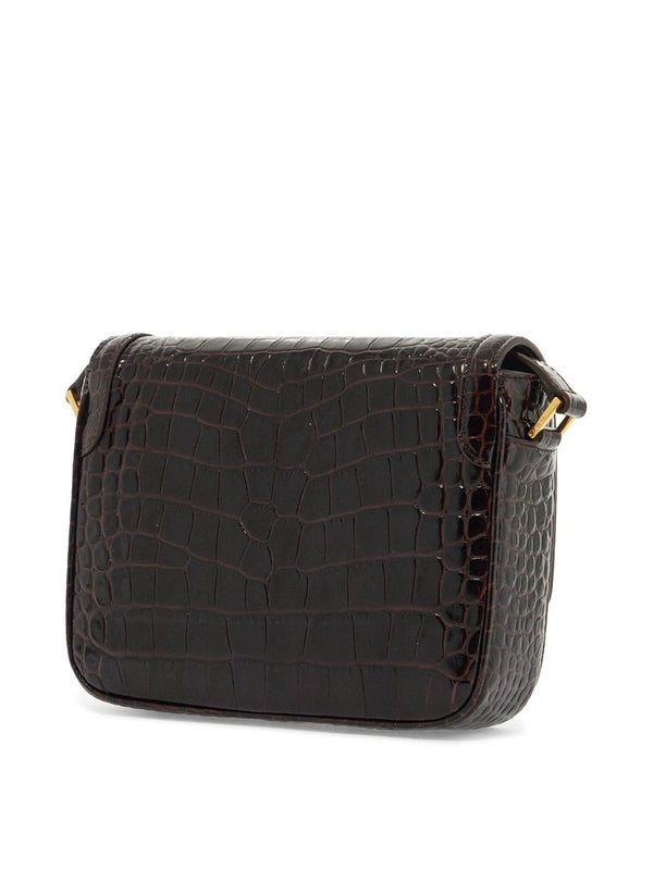 Wallis Croco Effect Leather Crossbody Bag