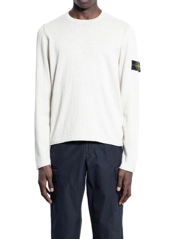 Wappen Patch Cotton Long Sleeve Top