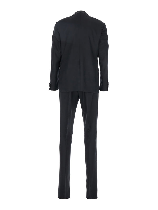 Single-breasted Wool Blend Suit