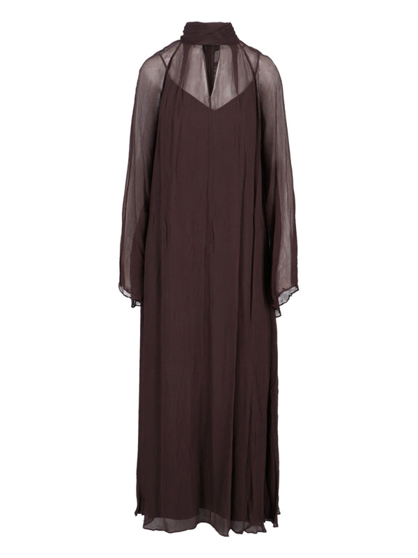 Staud Brown Long Dress