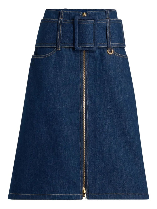 Patou Blue Skirt