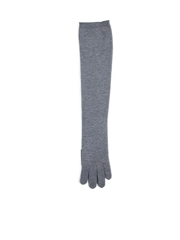 Grey Cashmere Gloves