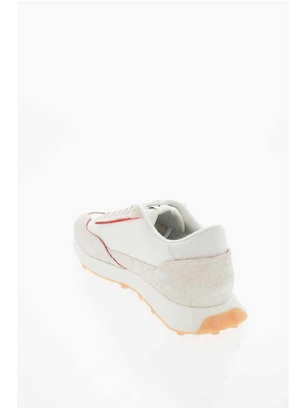 S レーサー ロゴ ロートップ スニーカー