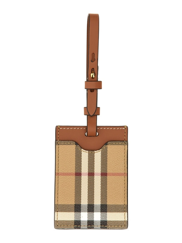 Check Pattern Luggage Tag