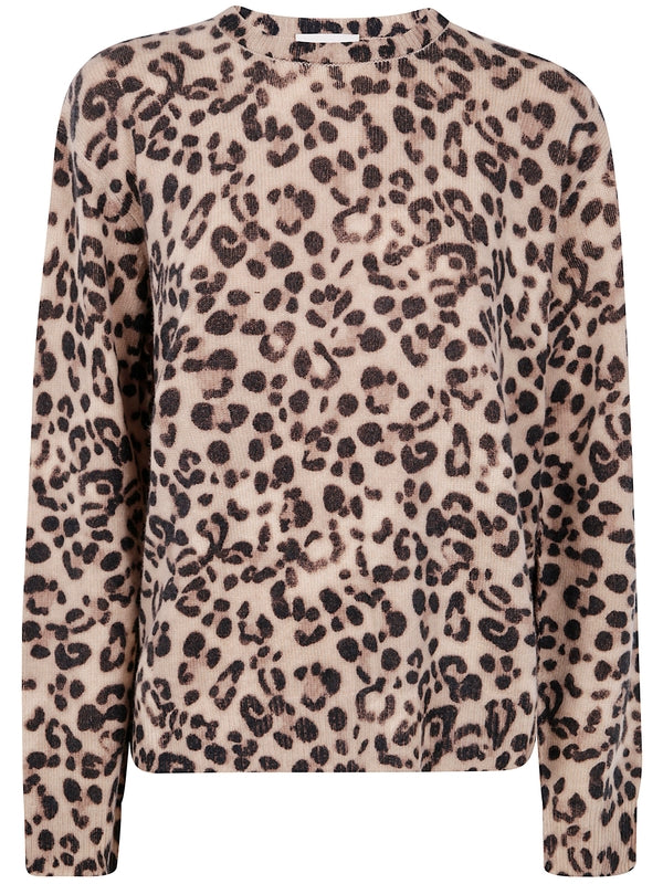 Semi-Couture Leopard Brown Knit