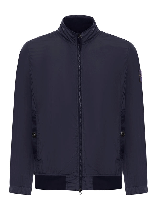 Wappen Patch High Neck Cotton
  Zip-Up Bomber