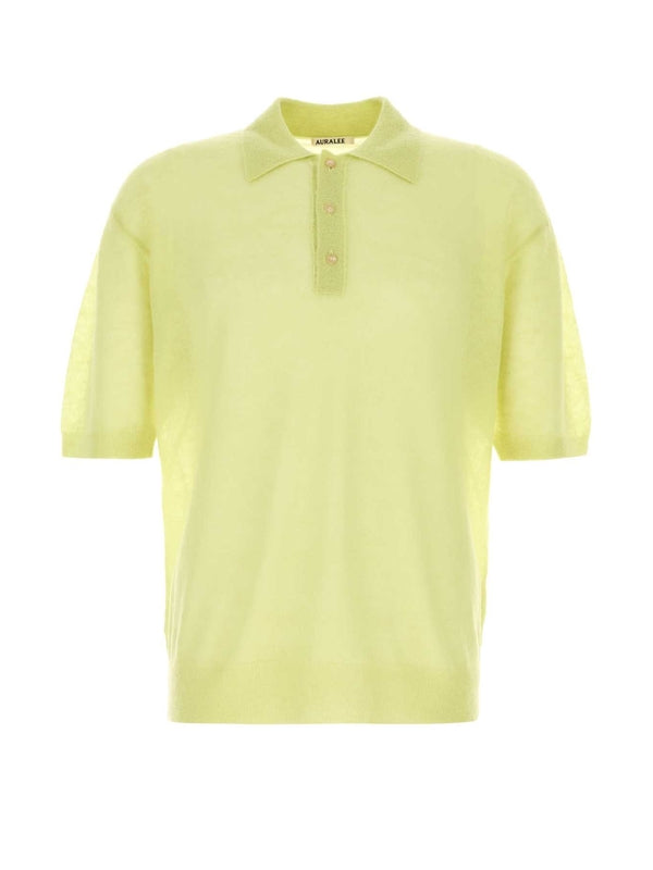 Auralee Yellow Polo Shirts