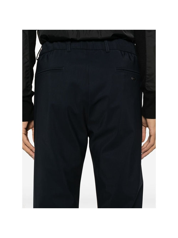 Nylon Blend Tailored Pants