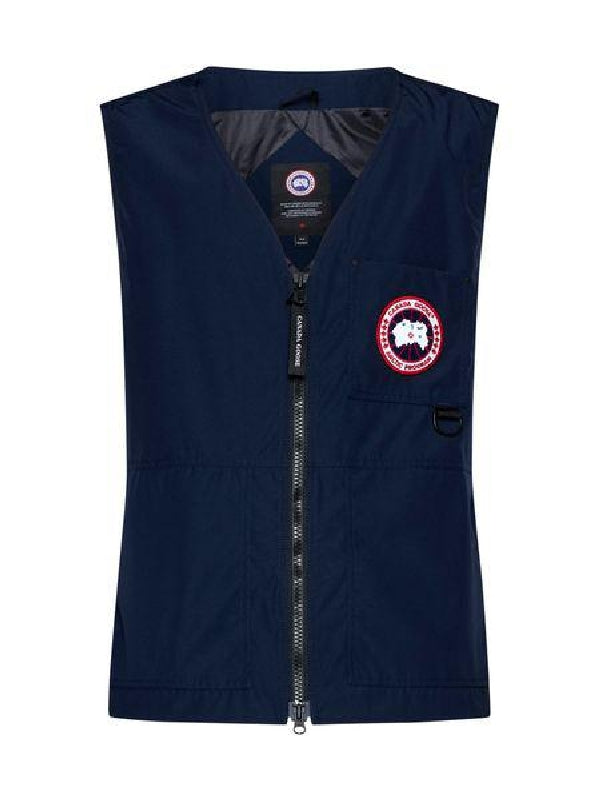 Canmore Logo Patch Zip-up Vest